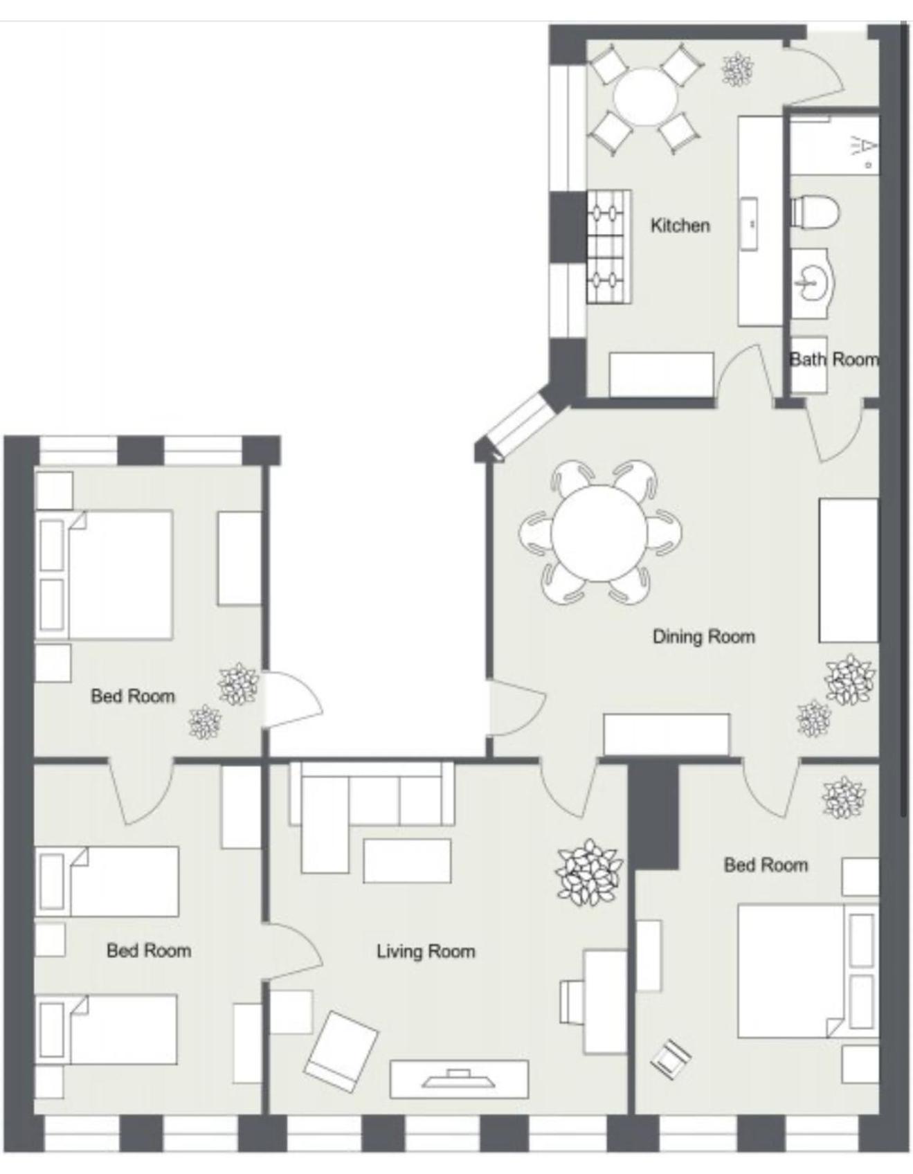 קופנהגן The Square - Carolinas Apartments מראה חיצוני תמונה